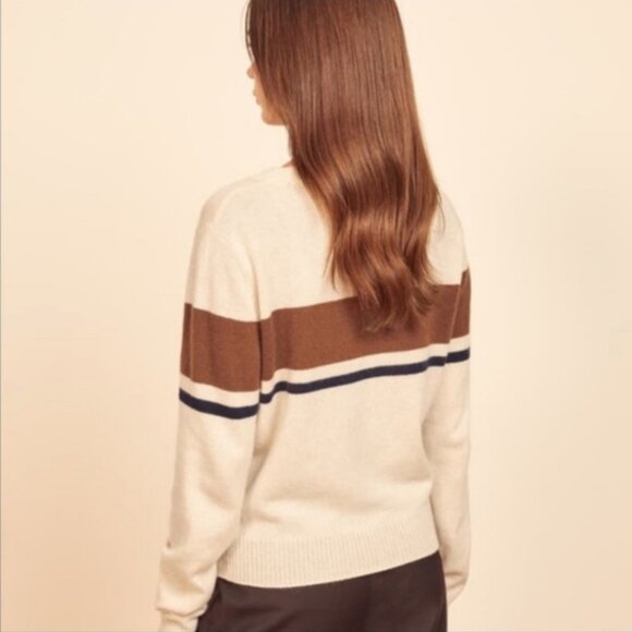 Reformation Cashmere Crew Sweater - S/M - Picture 4 of 9